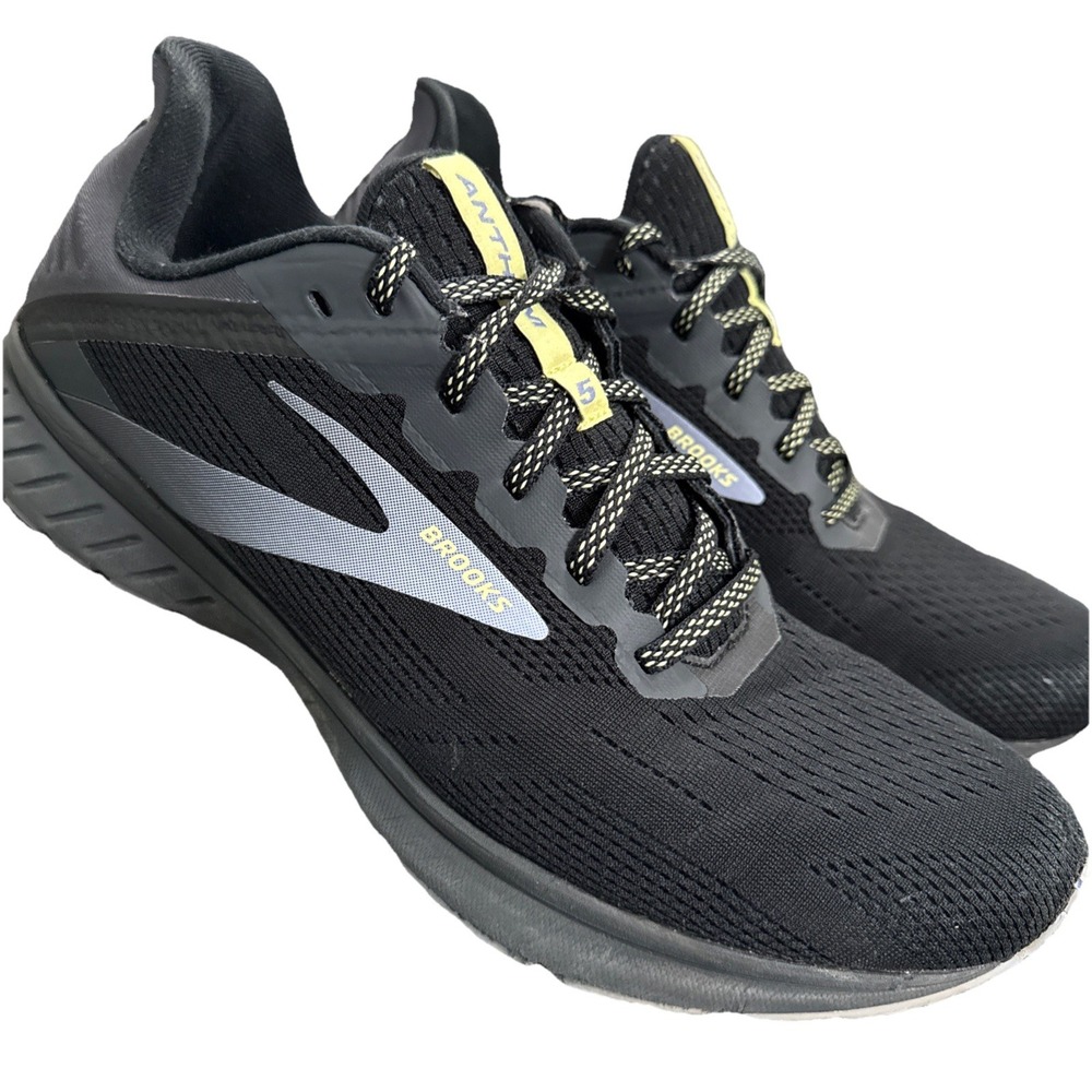 Brooks Anthem 5 Running Shoes Women's Sz 8 Black Gray Athletic Road Trainers